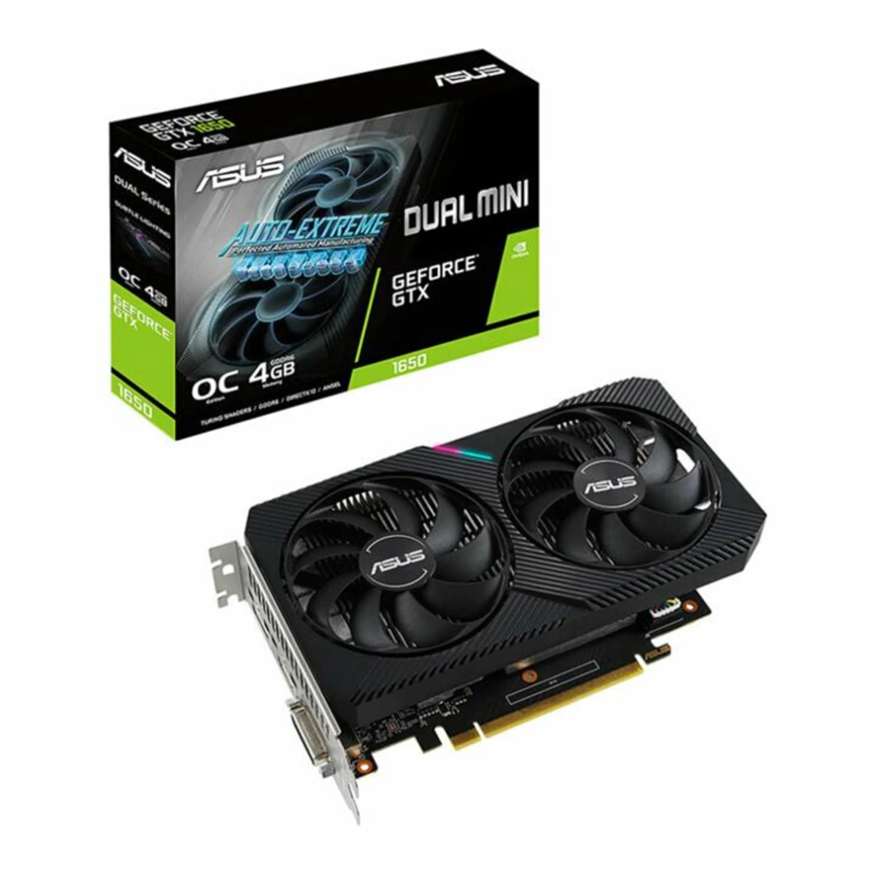 کارت گرافیک ایسوس مدل KT-020317 | Dual Mini GTX 1650 OC Edition 4G